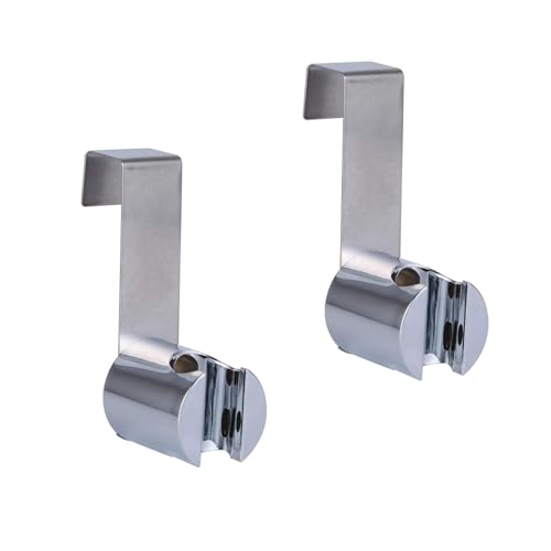 LiXiongBao 2 Pack Bidet Sprayer Holder for Toilet Attachment Bathroom Hanging Bracket for Handheld Shower Toilet Bidet Sprayer,Stainless Steel Toilet Tank or Wall Mounted Bathroom Head Hold - color: 2 Pcs