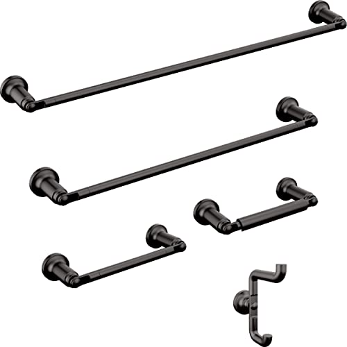Delta 73518-BL Saylor Hardware bar, Matte Black - color: Matte Black, size: 18 Inch Single