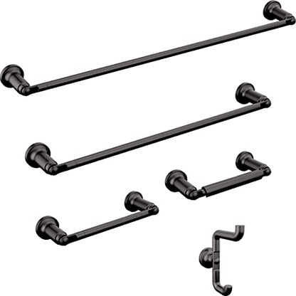 Delta 73518-BL Saylor Hardware bar, Matte Black - color: Matte Black, size: 18 Inch Single