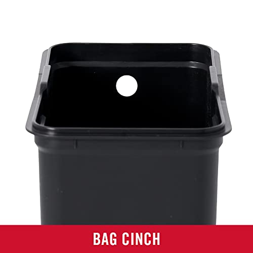 Rubbermaid Stainless Steel Slim Step-On Trash Can, 2.6-Gallon, Charcoal, Wastebasket with Lid for Home/Bathroom/Kitchen - style: Slim Step-On