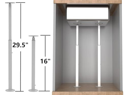 Undermount Sink Brackets,Undermount Sink Repair Kit, Undermount Sink Support,Adjustable Undermount Kitchen Sink Brackets for Fallen Sink Support - color: White
