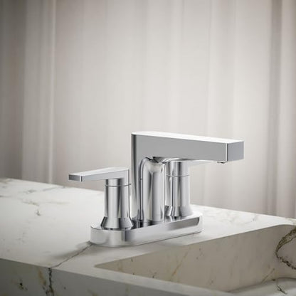 Kohler 97031-4-CP Taut® Centerset Bathroom Sink Faucet, 1.2 gpm, Polished Chrome - color: Polished Chrome