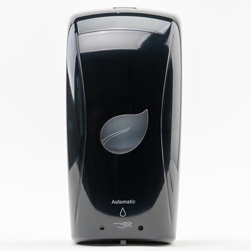 Winco 1000ml Black Pur-Clean Automatic Foam Soap Dispenser | Automatic dispensing, Adjustable settings, Refillable chamber, Easy mounting - color: Black, style: Auto Foam