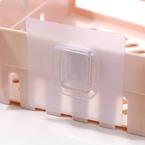 GLOGLOW Plastic Corner Shower Shelf Corner Shower Shelf, Triangular Wall Mounted Space Saving Bathroom Organizer for Bathroom Room Storage Daily Use
