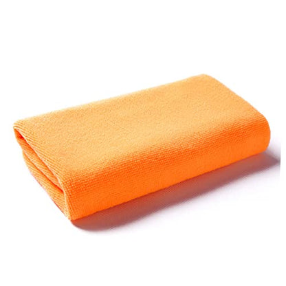 Healifty 10pcs Microfiber Hand Towels Fast Dry Absorbent Washcloths for Face and Bathroom Soft Fade Resistant Cleaning Cloths