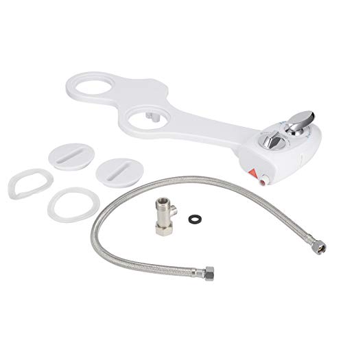 Non-Electric Mechanical Bidet Toilet Seat Adjustable Fresh Water Spray Attachment Toilet Seat