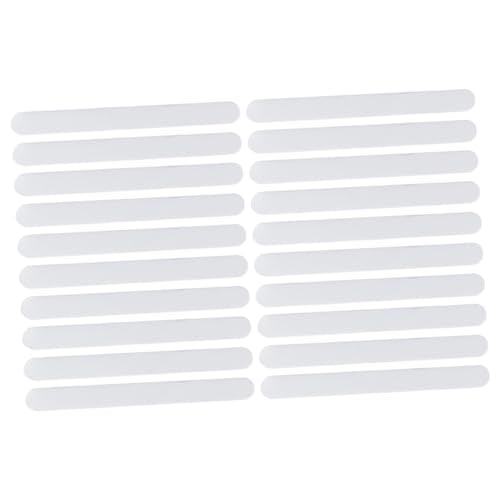 OUNONA 1set Non Slip Bathroom Skid Sticker Strips Self Adhesive Slip Stripes for Showers Bathtubs Stairs and Pools Easy Installation and Use 20pcs