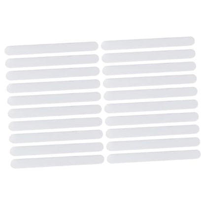 OUNONA 1set Non Slip Bathroom Skid Sticker Strips Self Adhesive Slip Stripes for Showers Bathtubs Stairs and Pools Easy Installation and Use 20pcs