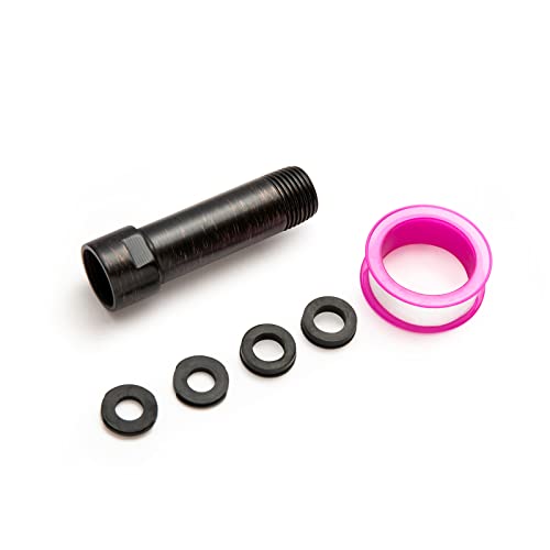 OFFO Shower Head Extension Arm 3 in, Oil Rubbed Bronze Shower Arm Extension Shower Head Extender Made of 304 Stainless Steel Shower Pipe Extension - color: Oil Rubbed Bronze, style: 3 in