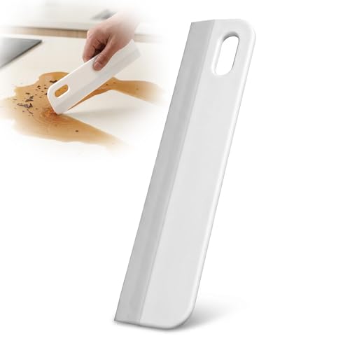 Small Rubber Squeegee for Sink All-Purpose Soft Silicone Squeegee | Mini Scrubber Scraper Tool For Kitchen Shower Glass Door Mirrors Bathroom Countertops Dishes Car Windows