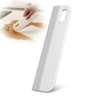 Small Rubber Squeegee for Sink All-Purpose Soft Silicone Squeegee | Mini Scrubber Scraper Tool For Kitchen Shower Glass Door Mirrors Bathroom Countertops Dishes Car Windows