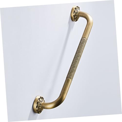 INOOMP Copper Core Bathroom Grab Bar Non-Skid Handrail Support for Bathtubs and Showers Wall-Mounted Safety Rail for Elderly and Disabled Comfortable Grip Thickened Design for Home Use