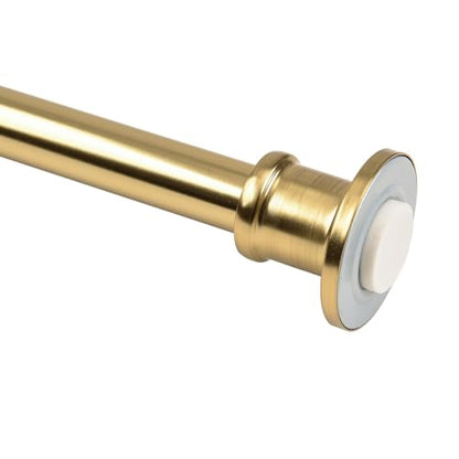 Cameo Adjustable Shower Curtain Rod 42” -72”, Spring tension Stainless Steel Telescoping Rod, Heavy Duty, Rust Resistant, No tools Needed