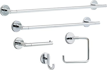 Delta Single Post Toilet Paper Holder | Polished Chrome | Wall Mount | Trinsic Bathroom Accessories