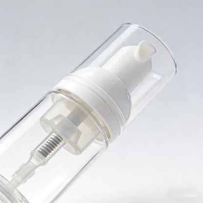 10Pack-30ml/1oz Foam Pump Bottle Refillable Clear Plastic Foam Mousse Pump Dispenser Bottle for Cleaning, Travel, Cosmetics Packaging