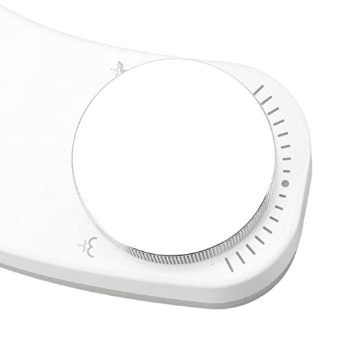 Bidet Attachment with Dual Nozzles, Non Electric Self Cleaning Water Bidet, Adjustable Pressure Fresh Water Wash and Mechanical Toilet Sprayer for Frontal Rear Cleansing