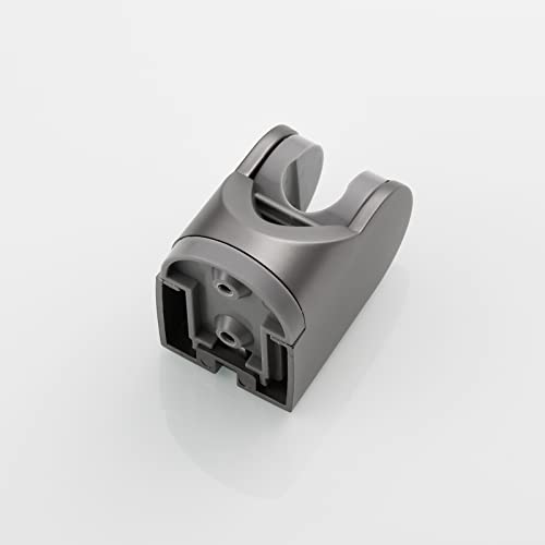 Adjustable Wall Mount Shower Holder Plastic Shower Head Bracket for Handheld Showerhead, Gun Black, ST01GR - style: Gun Black