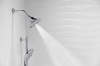 KOHLER 22169-G-BV Forte Multifunction Showerhead, Wall-Mount, 3 Spray Settings, 1.75 GPM, Vibrant Brushed Bronze - color: Brushed Bronze, size: 1.75 GPM