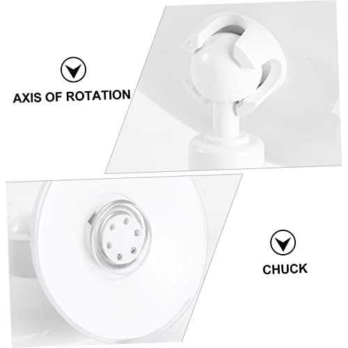 Magnifying Led Vanity Mirror Suction Cup Round Design for Makeup Application Portable Cosmetic Mirror for Bathroom and Travel White No Battery Included