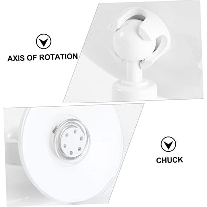 Magnifying Led Vanity Mirror Suction Cup Round Design for Makeup Application Portable Cosmetic Mirror for Bathroom and Travel White No Battery Included