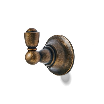 4 Pack 2-3/4inch Antique Brass Robe Hooks | Solid Zinc Alloy | Wall Mounted | Coat Hooks | Hooks Wall Mounted Robe Hooks | For organization in bathrooms entrances. - color: Antique Brass