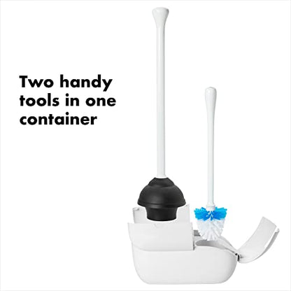 OXO Good Grips Toilet Brush & Plunger Combo