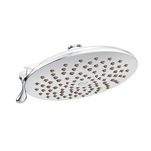 Moen Velocity Eco-Performance Chrome Two-Function Rainshower 8-Inch Shower Head with Immersion Technology, S6320EP - color: Chrome, style: Eco-Performance