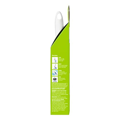 Scotch-Brite Disposable Toilet Scrubber Starter Kit, 5 Pack | Disposable Refills with Built-In Bleach Alternative, Includes 1 Handle, Storage Caddy and 5 Refills