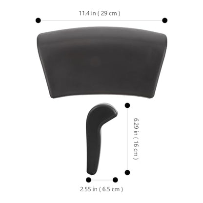 Non-Slip Bath Pillow with Suction Cups for Neck and Head Support, Tub Pillow for Bathtub Relaxation and Spa, Waterproof Bathroom Accessory