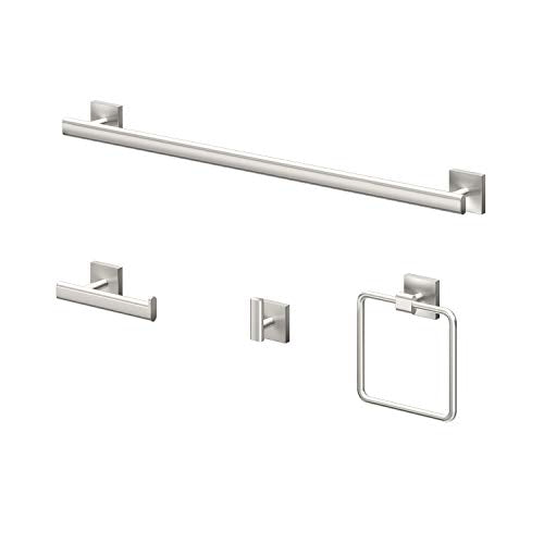Gatco 4072 Elevate Towel Ring, Satin Nickel - color: Satin Nickel, style: Elevate