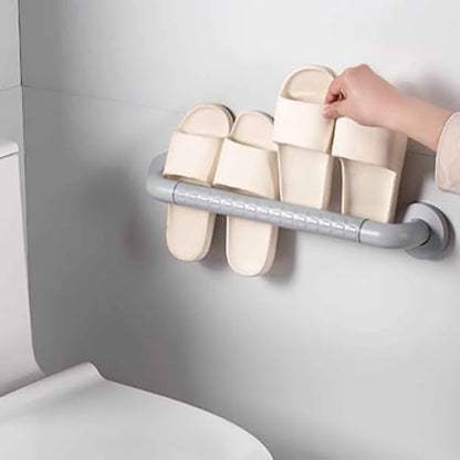 Textured Non Slip Grab Bar, Bathroom Wall Mount Hand Rail with Glow in The Dark Strips, Comfort Grip Assist Handle for Shower Toilet - size: 60cm