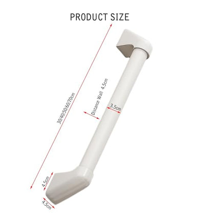 Shower Grab Bar, Non-Slip Texture, Suitable for Shower and Bathtub, Suitable for The Elderly(L-30CM) - size: L-30CM