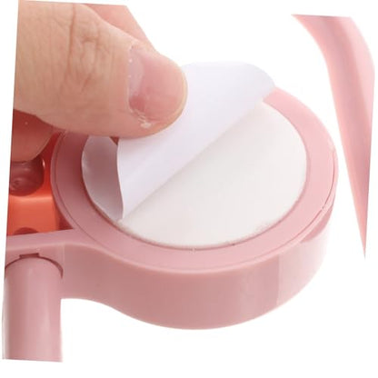 Hemobllo 2pcs Adhesive Towel Rings for Bathroom Wall Mount No Drill Self-Adhesive Hand Towel Holder for Kitchen and Bath with Elegant Minimalist Design Easy Installation