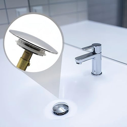 2Pcs Bathroom Sink Plug SiliconeSeal Washers, Bathroom Pop Up Sink Plugs Replacement Washers 31mm