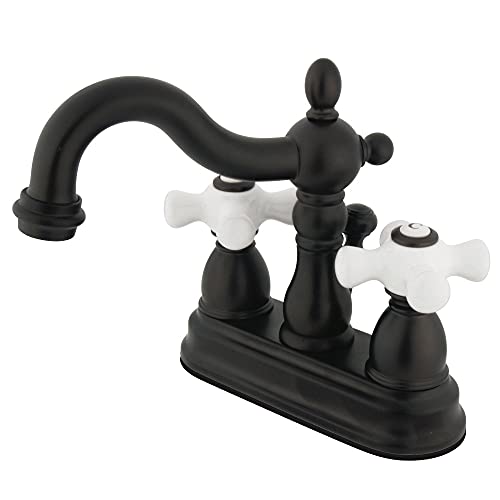 Kingston KB1605PX 4" Centerset Bathroom Faucet, Oil Rubbed Bronze - color: Oil Rubbed Bronze