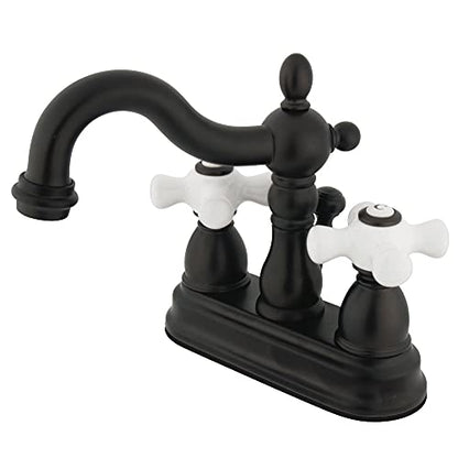 Kingston KB1605PX 4" Centerset Bathroom Faucet, Oil Rubbed Bronze - color: Oil Rubbed Bronze