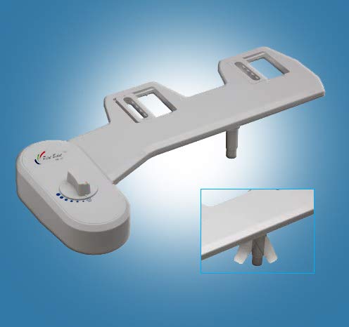 Self Cleaning Nozzle Bidet Non-Electric Home Mechanical Toilet Seat Attachment Retractable Nozzle, Fresh Water Pressure Adjustment (Cold Water Plastic) - style: Cold Water Plastic
