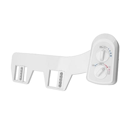 Toilet Bidet Double Knob Movable Nozzle NonElectric SelfCleaning Bidet Attachment for Home Bathroom