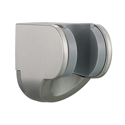 Adjustable Handheld Shower Head Bracket ABS Bathroom Hose Shower Wand Holder Wall Mount, Brushed Nickel, ST01NA - style: Brushed Nickel