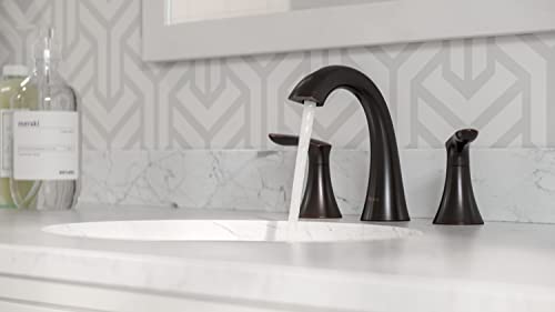 Pfister Weller Bathroom Sink Faucet, 8-Inch Widespread, 2-Handle, 3-Hole, Tuscan Bronze Finish, LG49WR0Y (Pack of 3) - color: Tuscan Bronze, size: 3 Pack