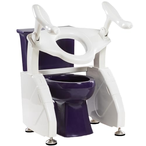 Dignity Lifts DL2 Deluxe Toilet Lift, Electric Powered, 300 lb Capacity, White