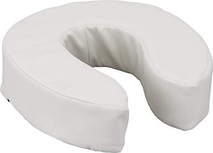 NOVA Medical Products Toilet Seat Cushion and Riser, 4” Padded Toilet Seat Attachment Cover, for Standard and Elongated Toilet Seats, Vanilla