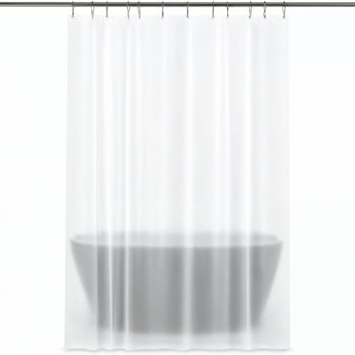 Waterproof Shower Curtain Liner for Bathroom, Metal Grommets (Frosted) - color: Frosted