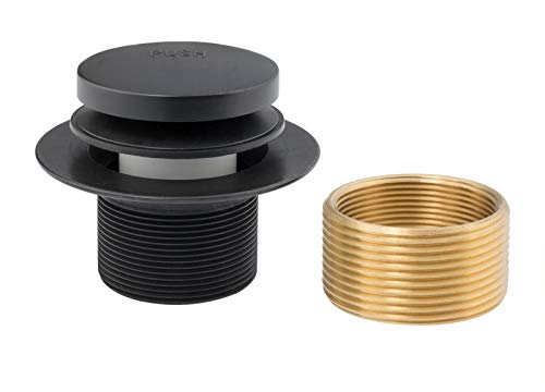 Tip-Toe Bathtub Drains Trim Set with Two-Hole Overflow Faceplate, Replacement Bath Drain Trim Kit with 2-Hole Overflow Faceplate and Universal Fine/Coarse Thread (Oil Rubbed Bronze) - color: Orb