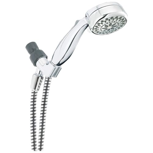 Delta Faucet 7-Spray Touch-Clean Hand Held Shower Head with Hose, Chrome 75700