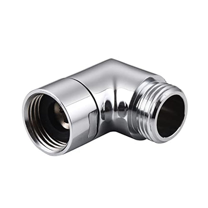 Shower Head Elbow Adapter, Shower Arm Elbow Adapter for Hand Showers and Wall-mounted Showers，Shower Arm Extension (90degree） - color: 90degree