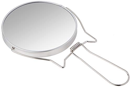 Goody Two-Sided Makeup Mirror with Stand - 1X and 3X Dual Sided Magnification - Lightweight & Portable Table Top Magnifying Vanity Mirror - size: 7.1"L x 5.1"W (Pack of 1), style: 2-Sided Mirror