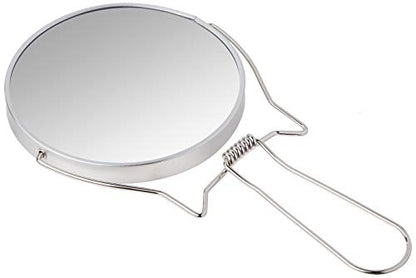 Goody Two-Sided Makeup Mirror with Stand - 1X and 3X Dual Sided Magnification - Lightweight & Portable Table Top Magnifying Vanity Mirror - size: 7.1"L x 5.1"W (Pack of 1), style: 2-Sided Mirror