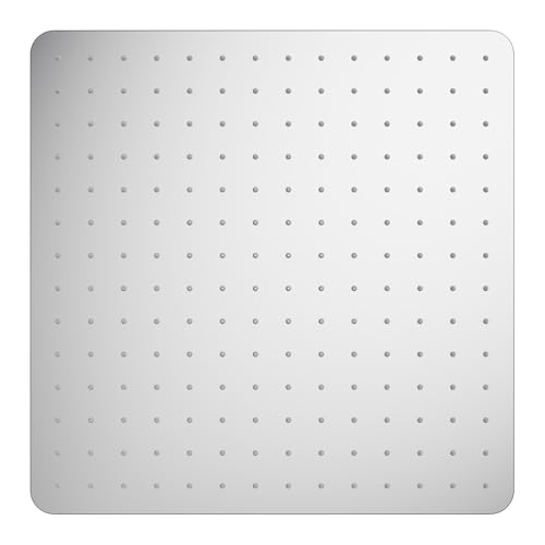 VBFF-Shower Head,rain shower head, 16 inch- Square Shower Head, 1.8 GPM Flow Rate, rainfall showerhead,VBFF10(Chrome) - color: Chrome, size: 16 Inch