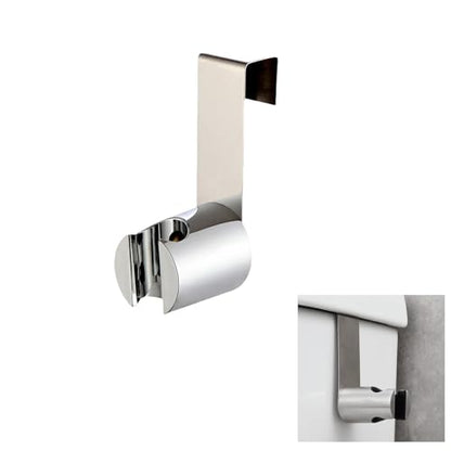 Bidet Sprayer Holder Toilet Bathroom Attachment Hanging Bracket for Handheld Shower Wand, Diaper Sprayer,Stainless Steel Holder for Hand Shower Toilet Bidet Sprayer - color: 1 Pcs